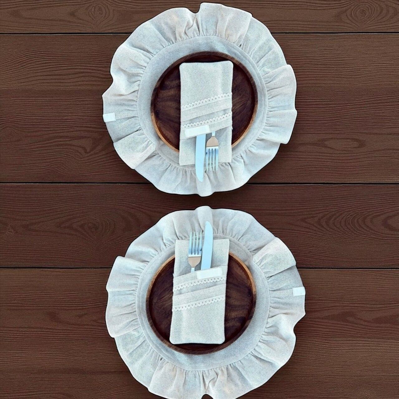 Bej Keten Kaşıklık