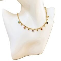 Beaded Gold Kolye