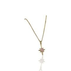 Pink North Star Kolye