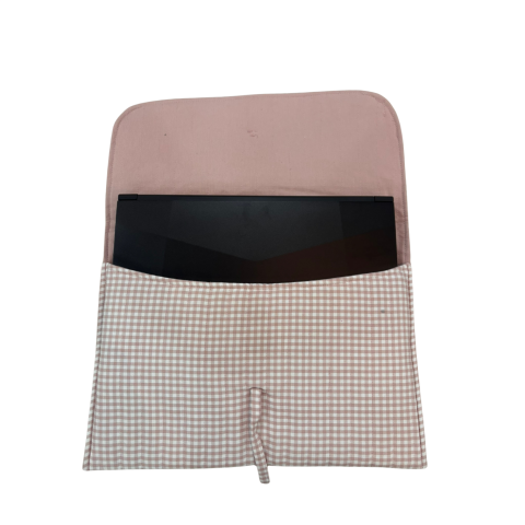 Pembe Pötikareli Laptop Çantası