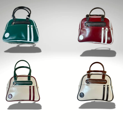 Retro Renk Bloklu El ve Omuz Çantası