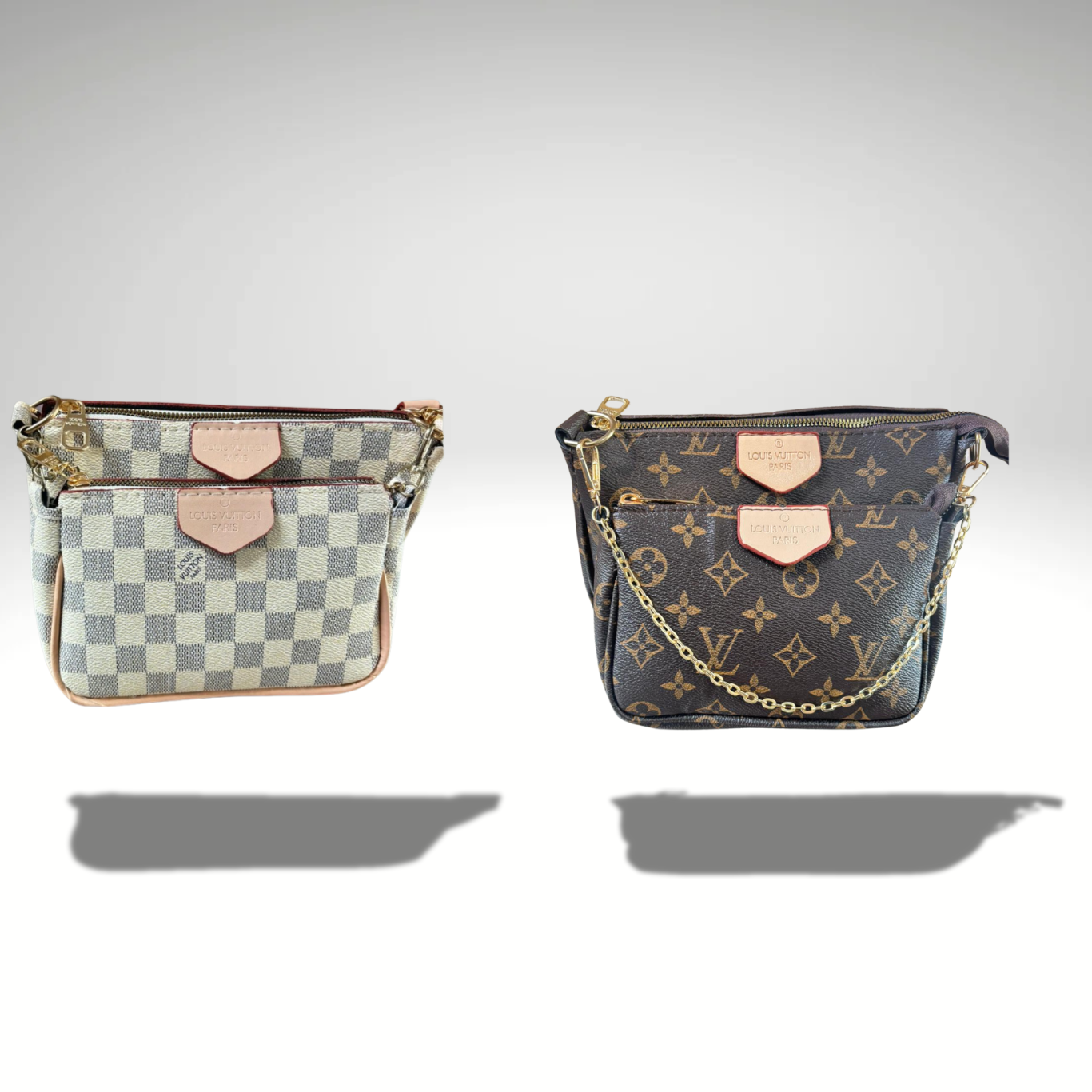 Gold Zincir Detaylı Multi Omuz Çantası