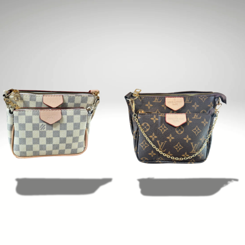 Gold Zincir Detaylı Multi Omuz Çantası