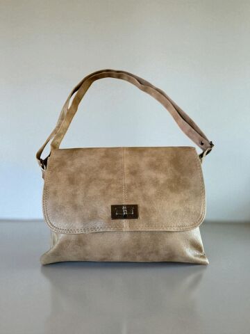 Retro Kapaklı Çapraz Omuz Çantası