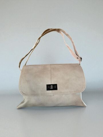 Retro Kapaklı Çapraz Omuz Çantası