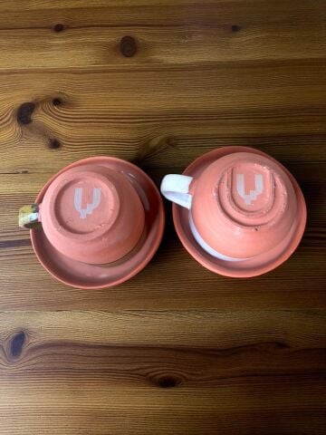 Kaolin Beyaz Kahve Fincanı