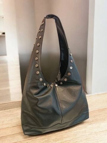 Zımbalı Omuz Çantası