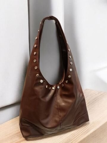 Zımbalı Omuz Çantası