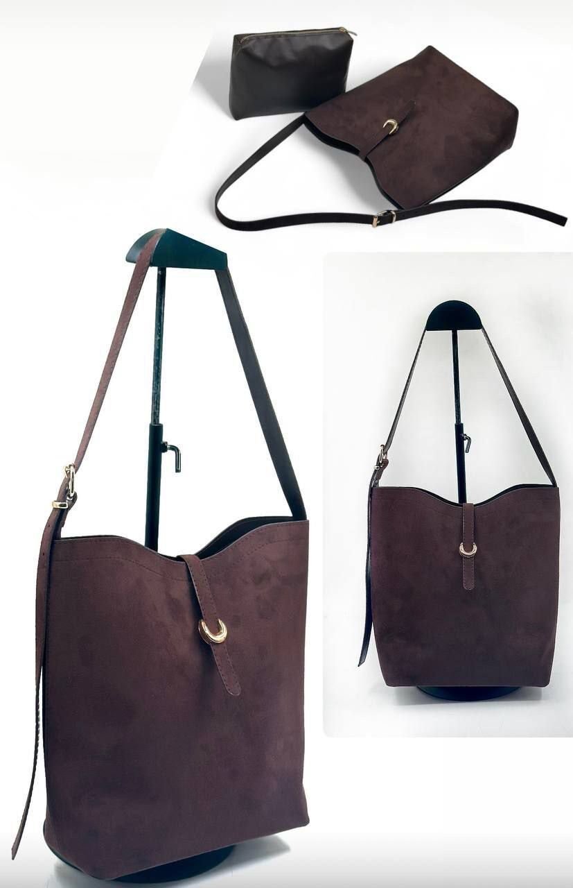 Süet Kemer Askılı Çanta