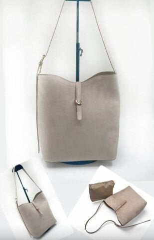 Süet Kemer Askılı Çanta