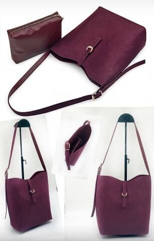 Süet Kemer Askılı Çanta