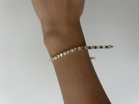 Hexagon Taşlı Bileklik